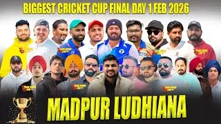 MADPUR SAMRALA BIGGEST CRICKET TOURNAMENT 2026@yaadsidhulive