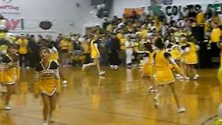 Pueblo East High School Cannon Assembly 2009 cheerleaders