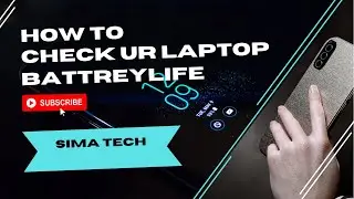 Laptop battery health check
