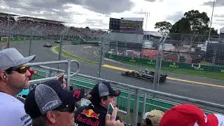 F1 2018 Australian GP start Schumacher stand