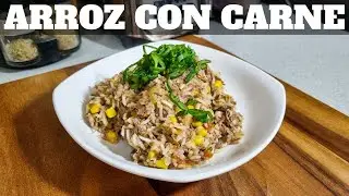 ARROZ con CARNE MECHADA 🍚 | Receta Colombiana 🇨🇴 | William Priets