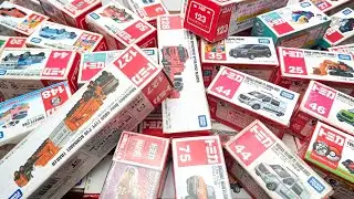 【トミカ】ミニカー大集合! Vo9 遊んだトミカを箱に入れて並べてみました。
