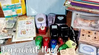 Papercraft Haul from a Garage Sale | Thrift Haul