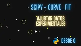 curve_fit - Ajustar Datos Experimentales con Python - scipy