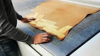 Création d'un projet chaussure fait main SANS machine. Étape 7. La découpe