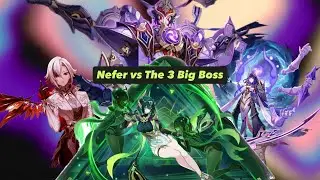 DAMAGE TEST: NEFER x DAWNING FROST VS ARLECCHINO  | RAIDEN SHOSUN | SCARAMOUCHE | GENSHIN IMPACT