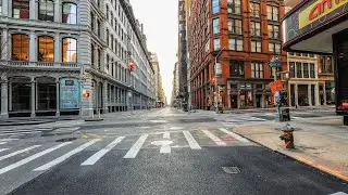 Coronavirus: NYC Empty Streets - 4K - Midtown Manhattan - Times Square - Central Park -New York City