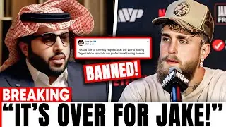 Boxing World Cancelled Jake Paul License After He Quits Again!