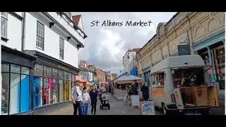A lovely walk around St Albans Market #strollingaround