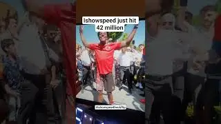 ishowspeed just hit 42 million speed backflip #ishowspeed #ishowspeedshorts #shorts #ytshorts