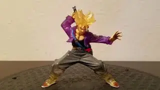 Banpresto Dragon Ball Z Super Saiyan Trunks Action Pose Figure Review to Sale