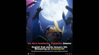 My Hero Academia Vigilantes Season 2 English Dub Premieres January 5