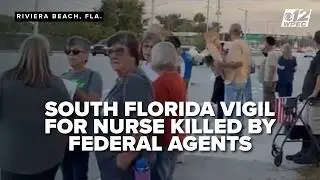 Candlelight Vigil Held in South Florida for Nurse Shot by Federal Agents in Minnesota