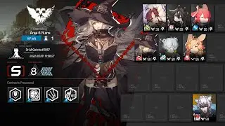 【明日方舟/Arknights】【Contingency Contract #6 Wild Scales】Day 1-2 Rotating Map Risk 8 Low End + SilverAsh