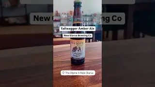 Tailwagger Amber Ale from The New Glarus Brewing Co at The Alpine in New Glarus Wisconsin