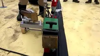Varimat S для сварки внахлест горячим воздухом полимерных и полимерно битумных кровельных покрытий