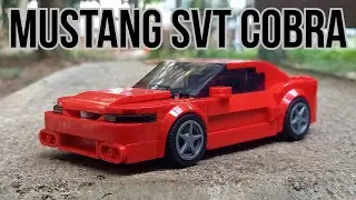 LEGO Ford Mustang SVT Terminator Cobra MOC | Обучающее видео