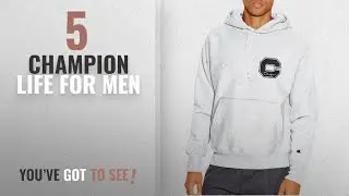 Top 10 Champion Life [2018 ]: Champion Life Mens Reverse Weave Pullover Hoodie, XL, Baseball C White