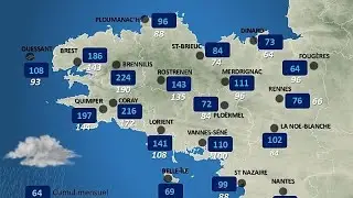 En Bretagne, trois cours d'eau en vigilance orange pour des crues inondent les centres-ville