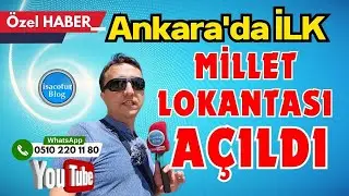 ⭐️Ankara'nın Yeni Açılan İlk Millet Lokantasına Nasıl Gidilir? ❤️4 Çeşit Yemek 90 TL ✅Millet Bahçesi