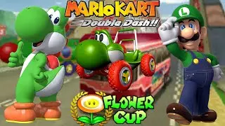 Mario Kart Double Dash Flower Cup 150cc (Yoshi & Luigi)