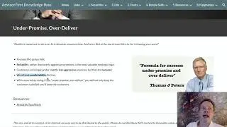 Epiphany 23 - Under-Promise / Over-Deliver