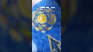 Vincent Van Gogh Painting🌻 Starry nights|| #youtubeshort #shorts #viral #art#likeforlikes #trending🌻