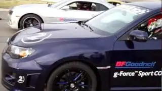 BF Goodrich g-Force Sport Comp-2, Fontana Californie-D&eacute;part road race STi