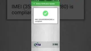How to check your device's With PTA Device Verification System!