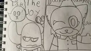 Steven and Lincoln in the joy/indie horror games/dirty bubble (bfdi 26)/hoppy hopscotch (Ollie)