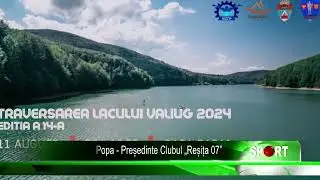 Se traversează lacul Văliug