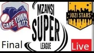 🔴 MSL 2018 Final || Cape Town Blitz vs Jozi Stars Final Match Live || Score & Commentary