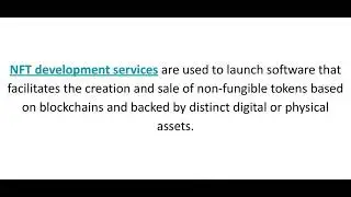 What is NFT Token Development?