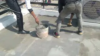 WATERPROOFING SITE : COATING WITH FIBRMESS AHMED BAGH SAHARANAPUR