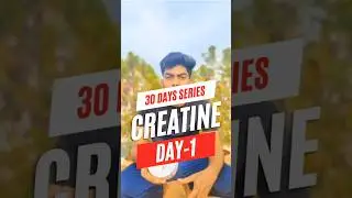 DAY - 1 of Taking Creatine For The First time #fitness #creatine #series #day1