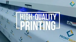 Large Format Printing with High Quality UV inks at Front Signs