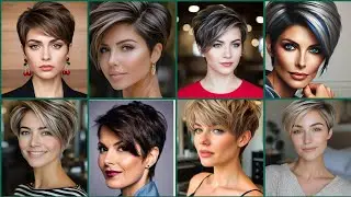 Stylish and modern pixie short haircut hair dye colour highlights ideas