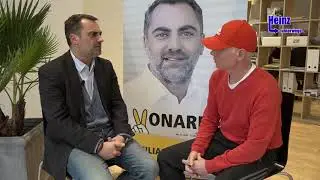 Mit OB Kandidaten der Stadt Gera im Gespr&auml;ch. Julian Vonarb