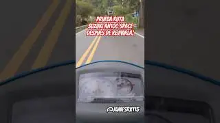 4 #a&ntilde;os #abandonada #prueba de #ruta #suzuki #an100 #space #scooter #despu&eacute;s de #restaurar #testing
