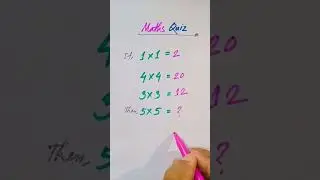Maths Quiz | Brain Teaser | Maths Puzzle #youtube #youtubeshorts #shorts #reels #maths #puzzle