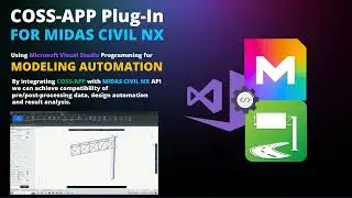 COSS-APP Plug In for MIDAS CIVIL NX: Tri-Chord Truss Parametric Modeling Cantilever Sign Structure