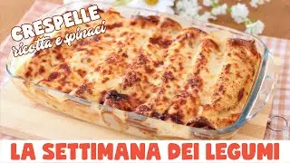 CRESPELLE DI FARINA DI CECI CON RICOTTA E SPINACI - #SettimanaDeiLegumi