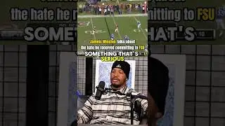 Jameis Winston Talks About the Hate he Received Committing to FSU #nfl #shortsvideo #shorts