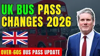 UK Bus Pass Changes January 2026