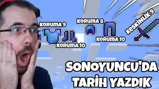 SONOYUNCU'da YENİ OYUNLAR! FULL KORUMA 10 KESKİNLİK 10 OLMA CHALLENGE  Minecraft Random Enchants UHC