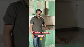 Modular Kitchen Magic Corner | Space Saving Storage Idea #shortvideo #home #interiordesign