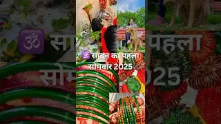 🕉️ सावन का पहला सोमवार 2025🌼 शिव पूजा| SIDPREET VLOGS #sawanvlog #ytshorts #shorts #sidpreetvlogs