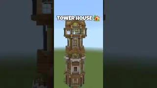 Making Tower House 🏡#shorts #minecraft #buildinghacks #buildhacks #gaming #viralshorts