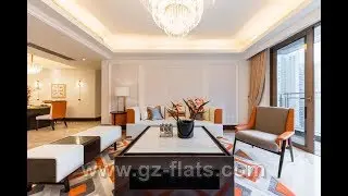 Снять премиум квартиру в Гуанчжоу дизайн стиль Гермес