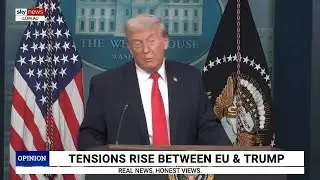 'War of words' between US President Donald Trump and European leaders